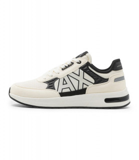 Basket Armani Exchange blanc - XUX090 XV276 N480 OFF WHITE+BLACK