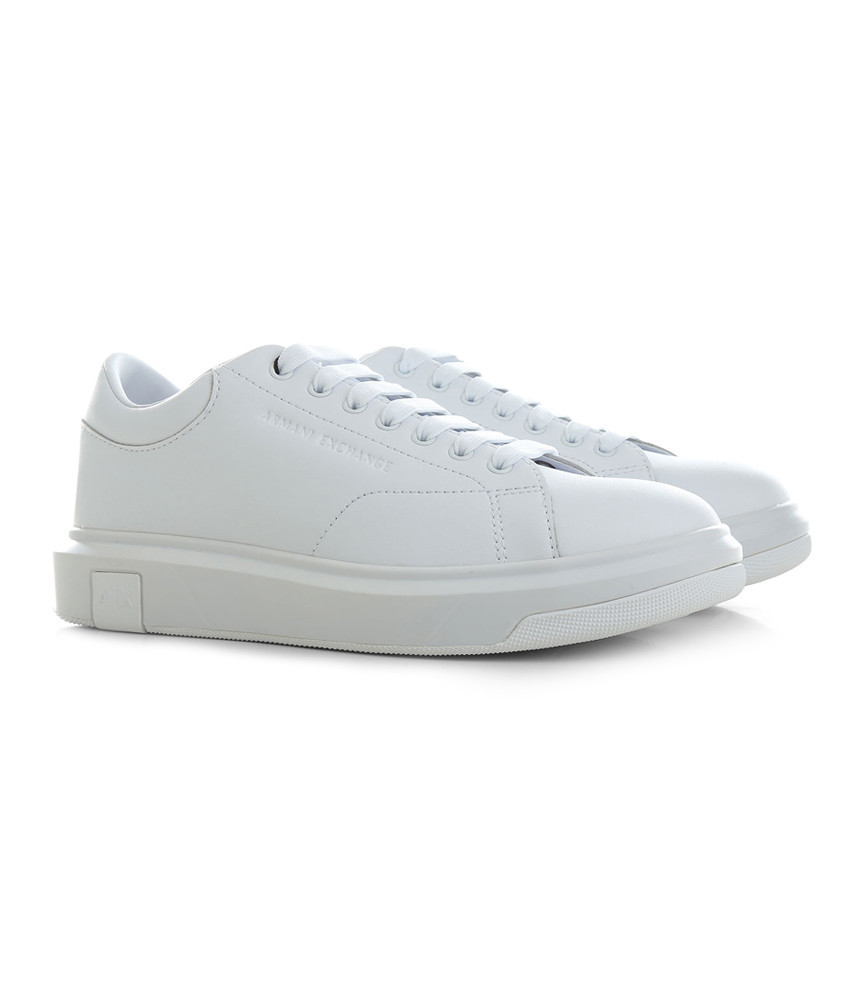 Basket Armani Exchange blanc - XUX123 XV534 00152 OP.WHITE