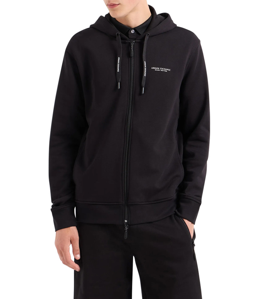 Sweat à capuche Armani Exchange noir - 8NZM94 ZJKRZ 1200