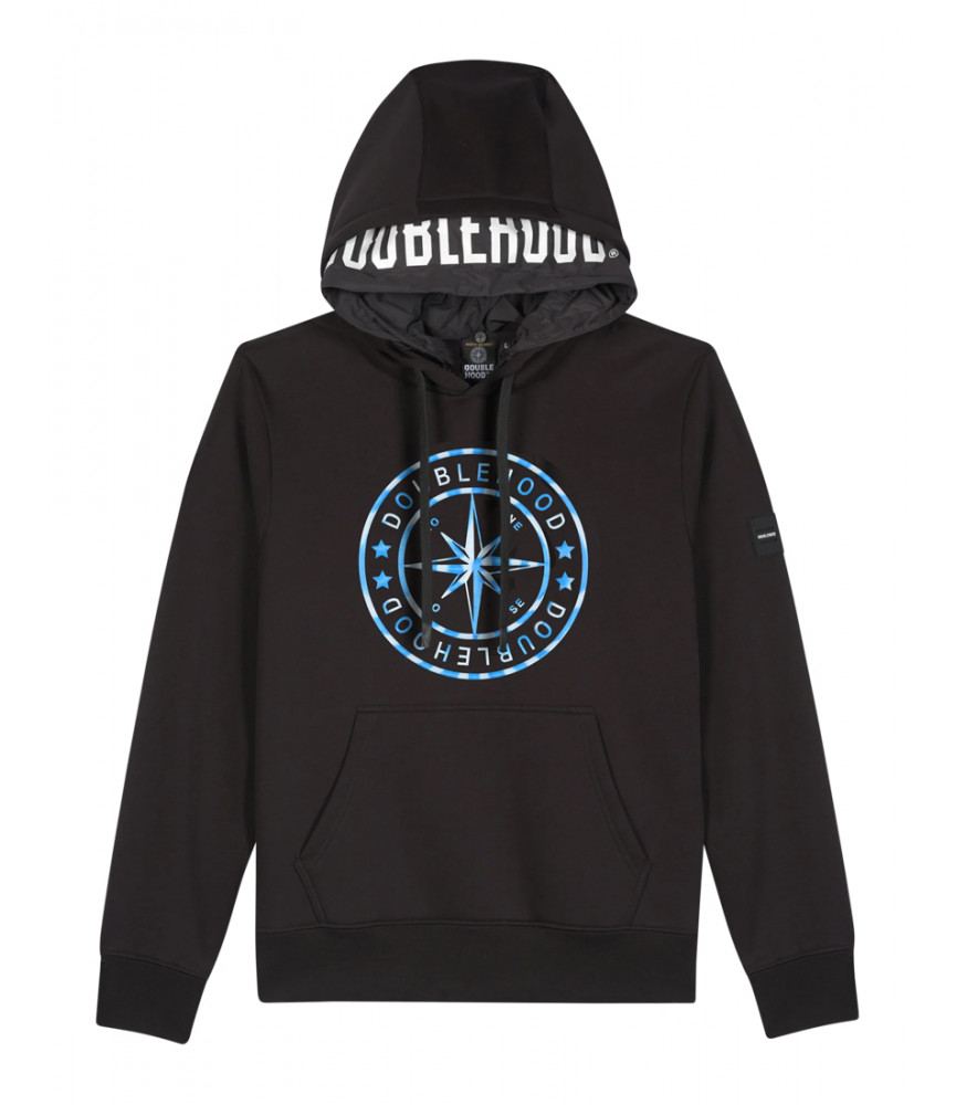 Sweat Doublehood noir - 07TAYLOR BBLUE