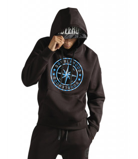 Sweat Doublehood noir - 07TAYLOR BBLUE